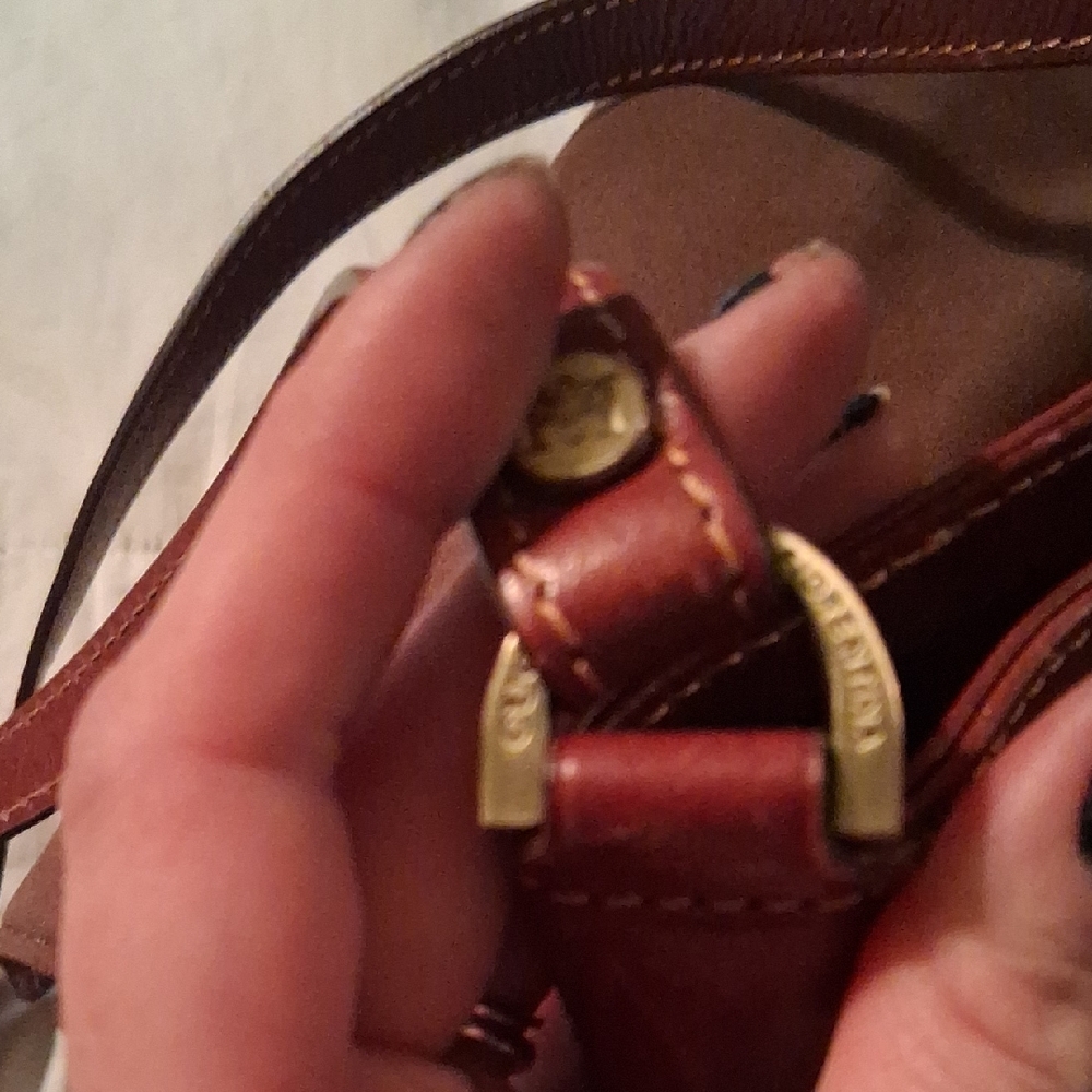 Cuoieria Fiorentina Clearence From $400 Brown Leather Messenger Bag - Picture 7 of 16